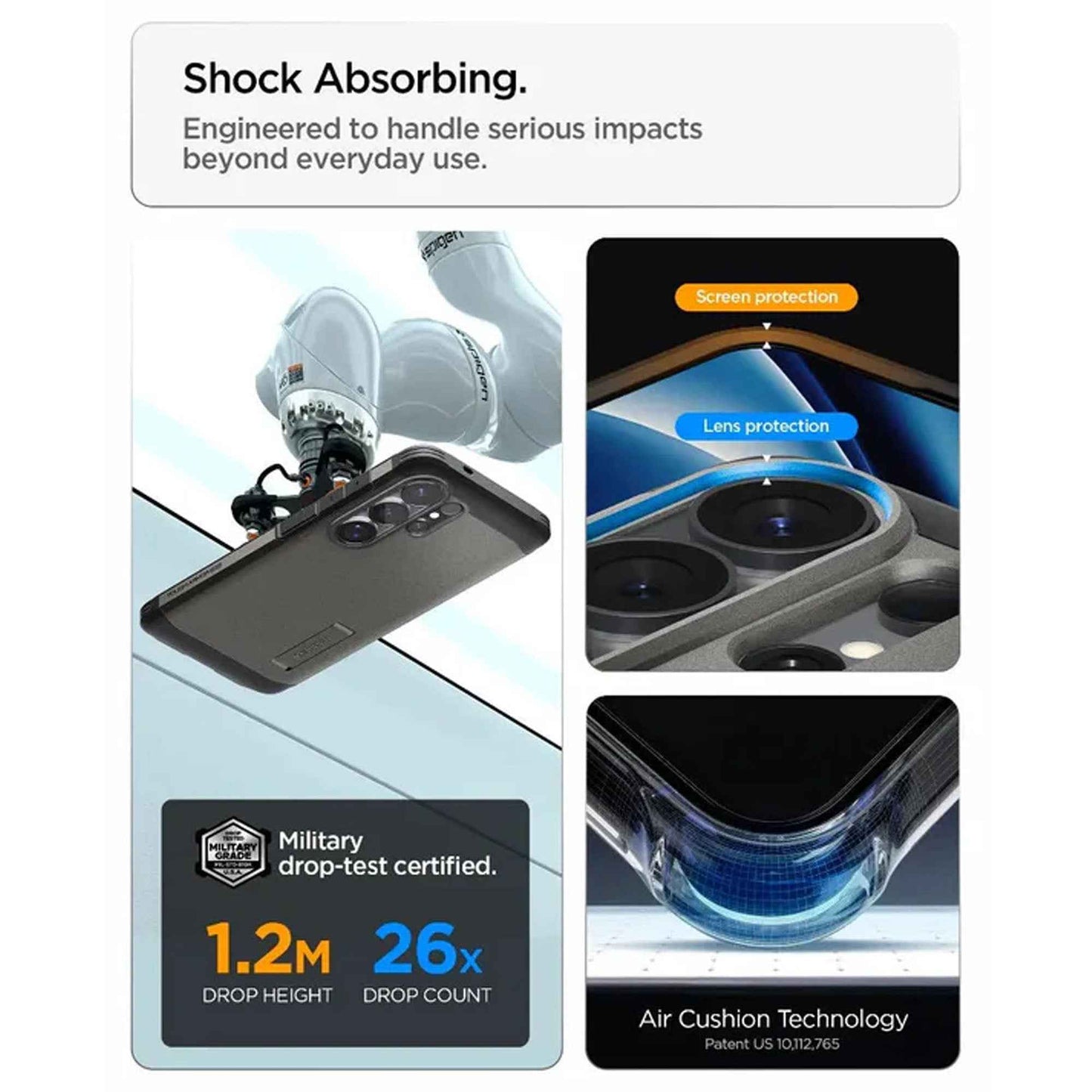 Spigen Tough Armor Magfit for Samsung Galaxy S26 Ultra - Built-in Kickstand Magnetic Case