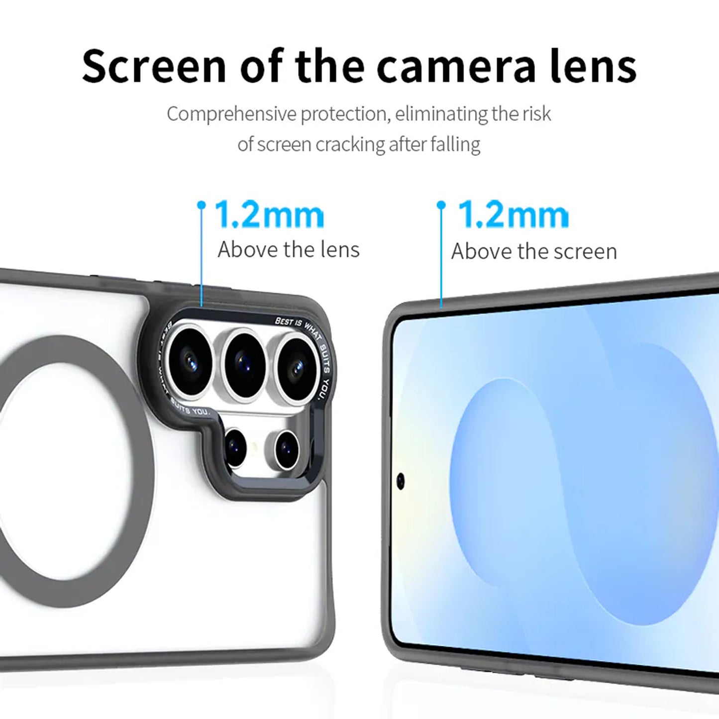 HODA Rough Case with Magnet Military Standard for Samsung Galaxy S26 Ultra / S25 Ultra / S24 Series
