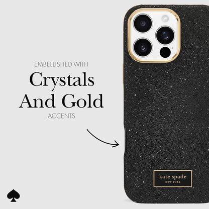 Kate Spade Crystal Pave Case for iPhone 16 Pro Max - Magsafe Compatible