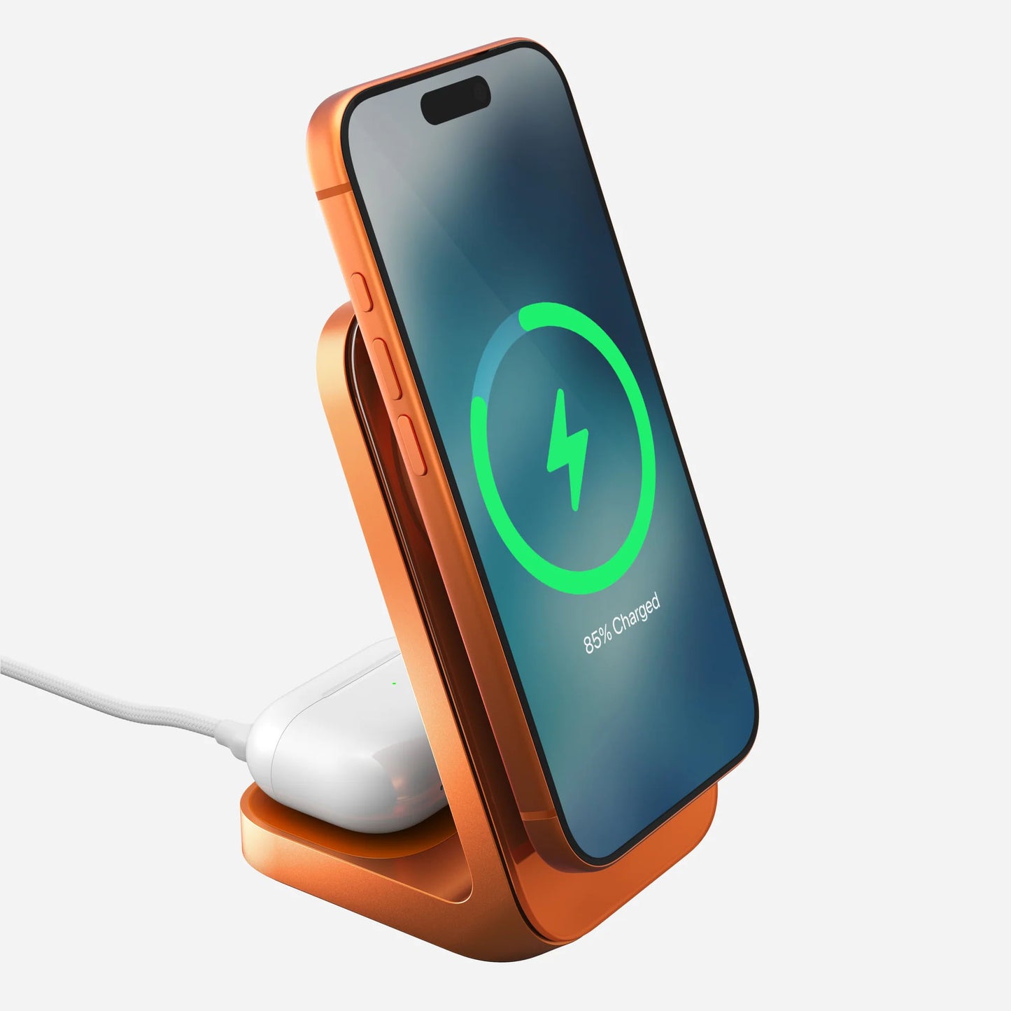 Nomad Stand One 4th Gen Qi2 25W 2-in-1 Hub Magnetic Charging