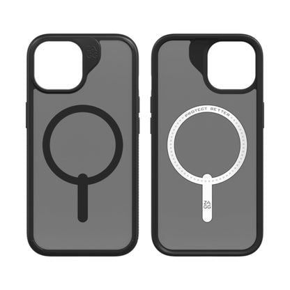 ZAGG Hampton Snap 1.5m Drop Protection Case  for iPhone 15 Series - Magsafe Compatible - Black - Forexengineer -Malaysia- 840056192485-840056192492-840056192461-840056192454