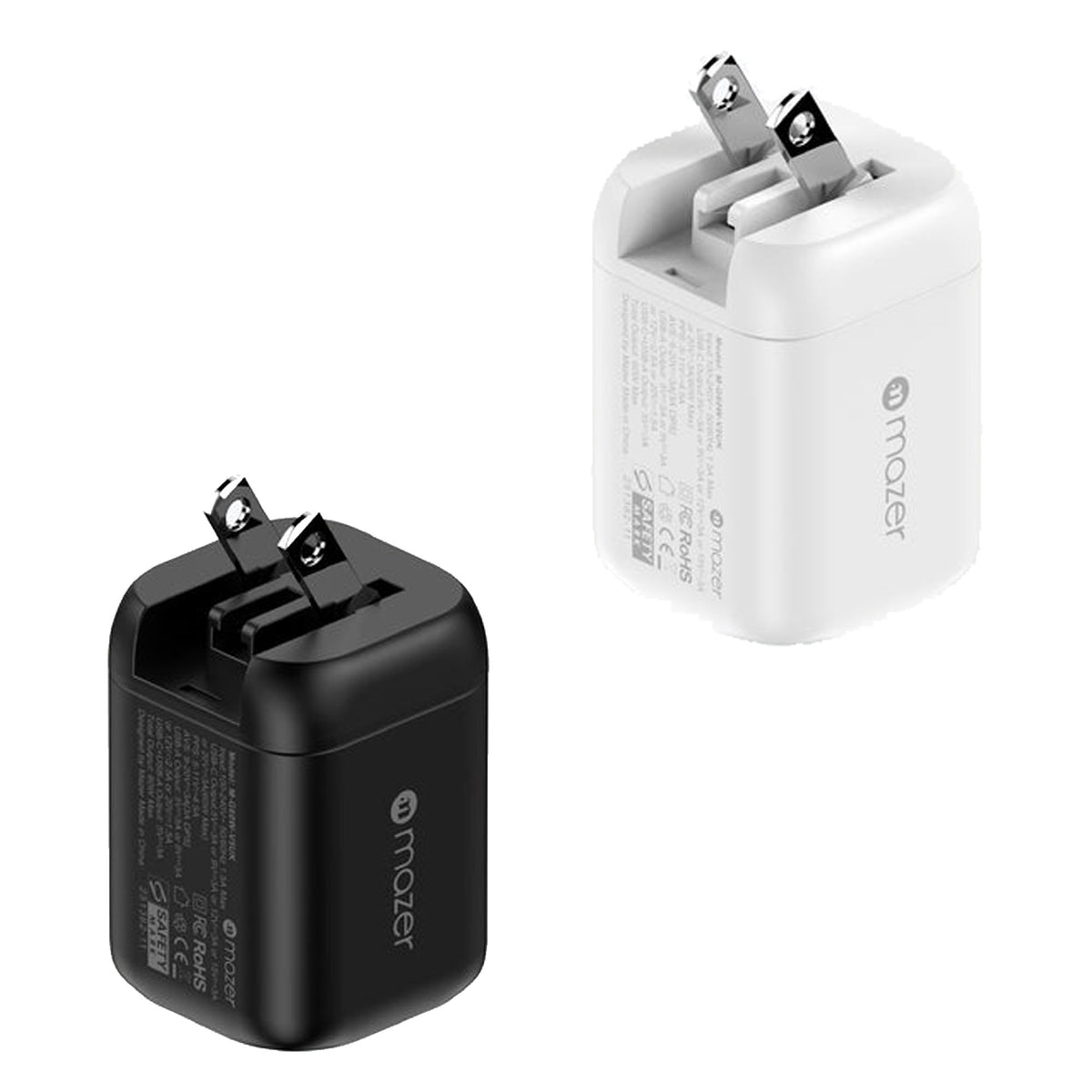 Mazer Prestige GaN Mini 60W Dynamic Power Wall Adaptor Charger Fast Charging ( 2 Ports )