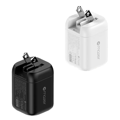 Mazer Prestige GaN Mini 60W Dynamic Power Wall Adaptor Charger Fast Charging ( 2 Ports )