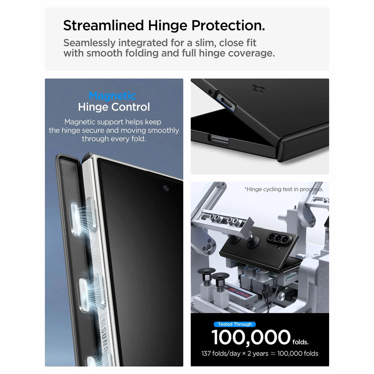 Spigen Air Fit Pro Magfit Magnetic Case for Samsung Galaxy Z Fold 8