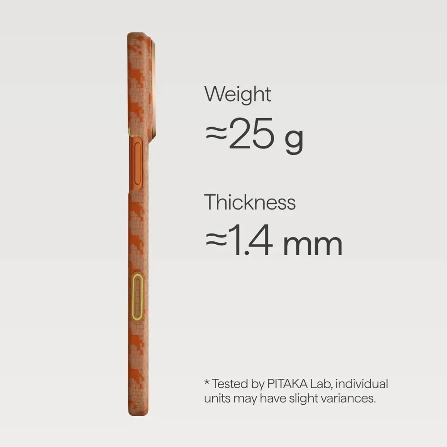 PITAKA Happiness Rides In Edge Case (PitaTap™) for iPhone 17 Pro Max / 17 Pro