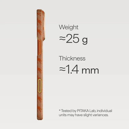 PITAKA Happiness Rides In Edge Case (PitaTap™) for iPhone 17 Pro Max / 17 Pro