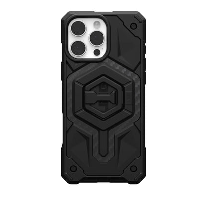 UAG Monarch Pro Magsafe Bundle - Carbon Fiber Case + Black Ring Stand for iPhone 16 Pro Max - Forexengineer -Malaysia