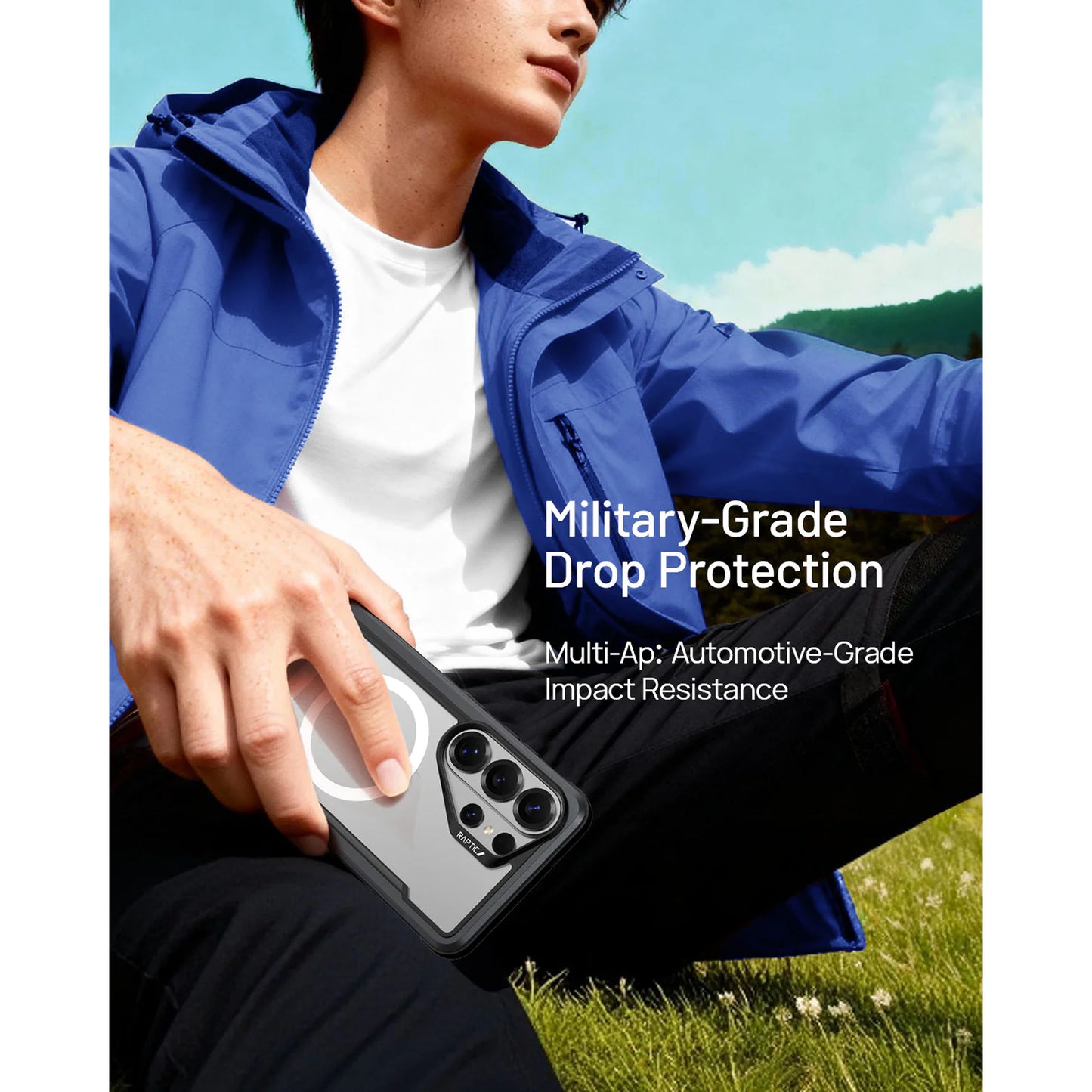 Raptic Shield Classic Magnetic Phone Case for Samsung Galaxy S26 Ultra