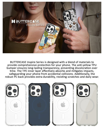 BUTTERCASE Inspire [ Plain ] Series Protective Case for iPhone 15 Series - MagSafe Compatible - Forexengineer -Malaysia- 4891011518921-4891011518907-4891011518914-4891011518891-4891011519225-4891011519188-4891011519232-4891011519195