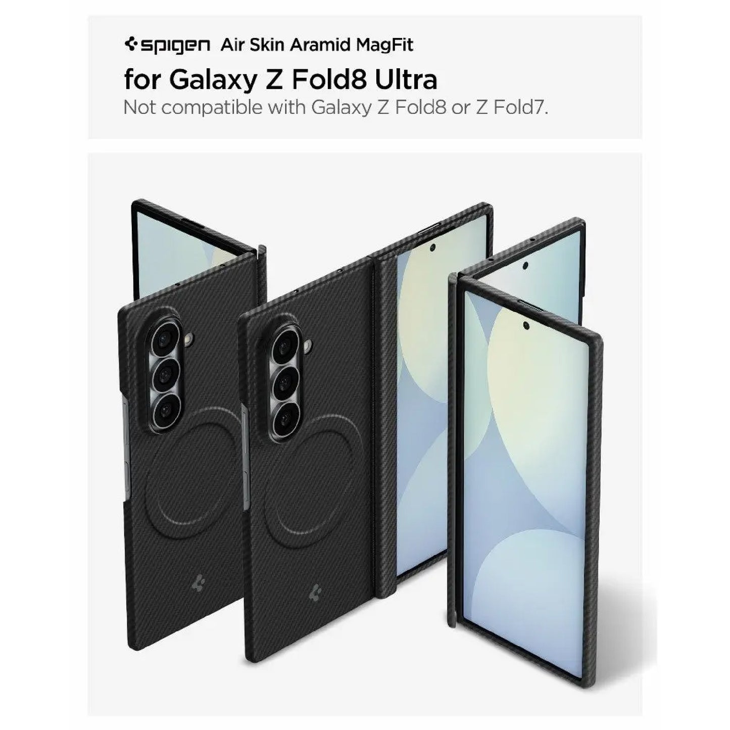 Spigen Air Skin Aramid Magfit Case for Samsung Galaxy Z Fold 8 Ultra