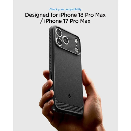 Spigen Rugged Armor MagFit Magnetic Case for iPhone 18 Pro Max / 18 Pro / 17 Pro Max / 17 Pro
