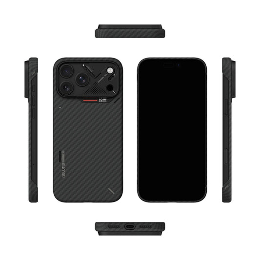 AULUMU A18 Aramid Fiber Classical Magnetic Case for iPhone 18 Pro Max / 18 Pro / 17 Pro Max / 17 Pro