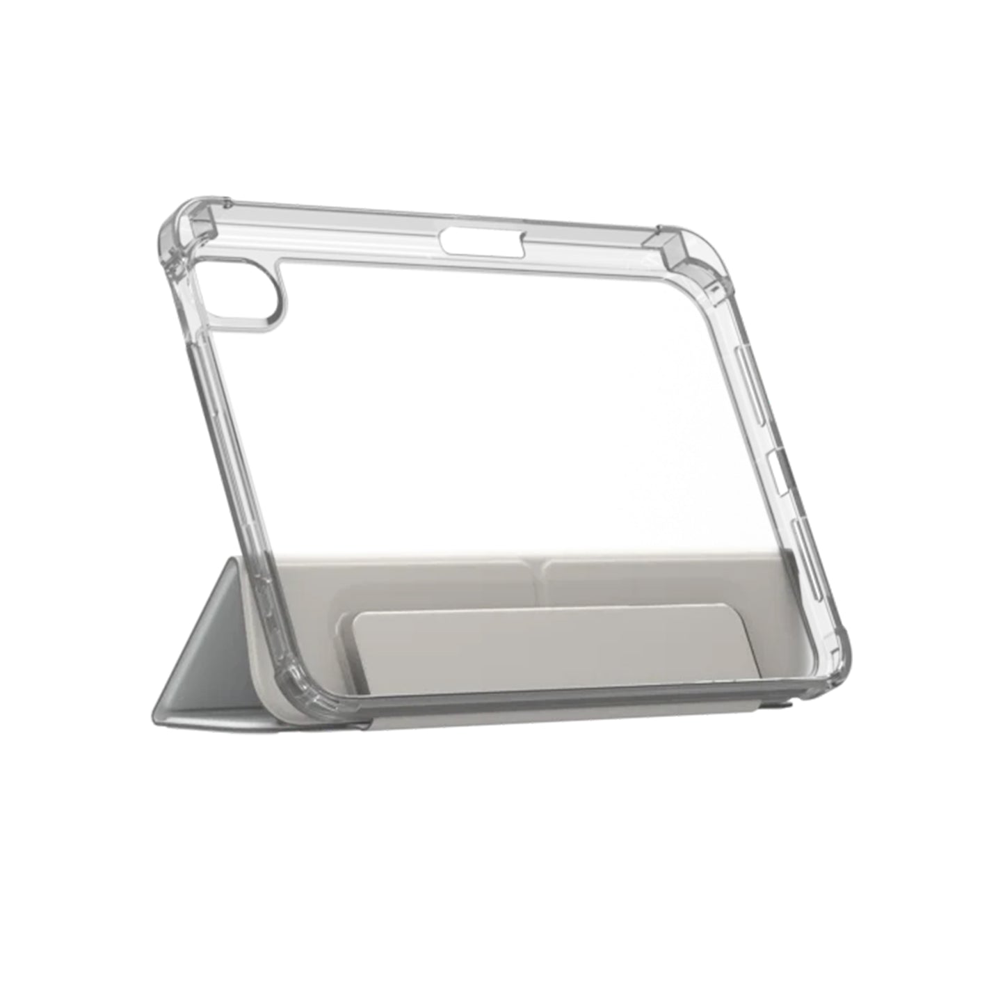 ZAGG Hampton Folio Case for iPad Mini A17 Pro ( 7th Gen ) / Mini Gen 6 - Light Gray