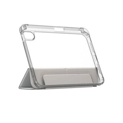 ZAGG Hampton Folio Case for iPad Mini A17 Pro ( 7th Gen ) / Mini Gen 6 - Light Gray