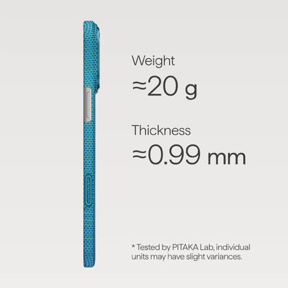 PITAKA Glints of Gold Ultra-Slim Case (PitaTap™) for iPhone 17 Series