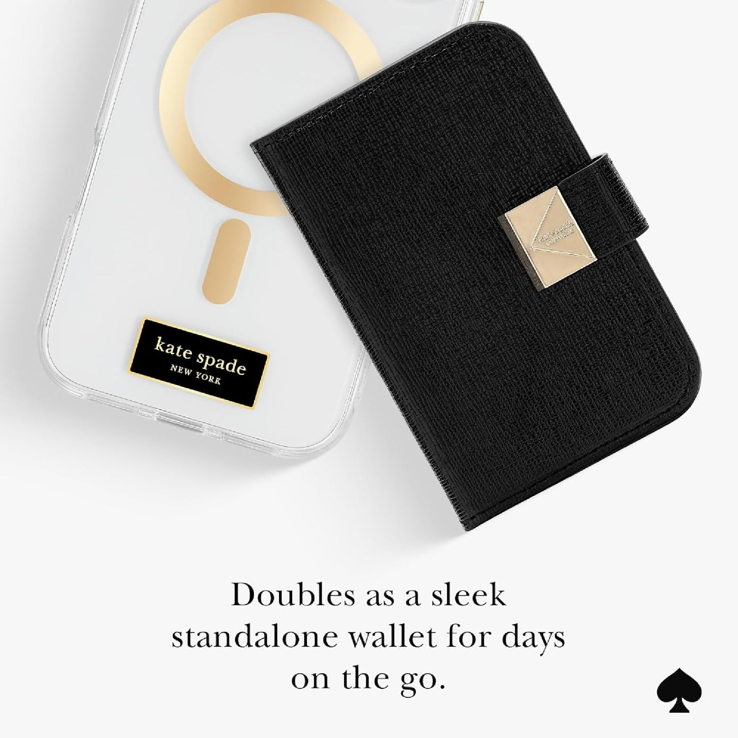 Kate Spade Deco Magnetic Phone Wallet / Card Holder - Compatible with MagSafe