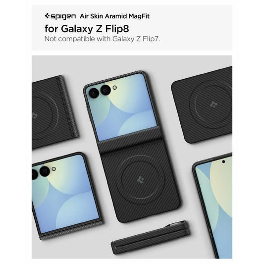 Spigen Air Skin Aramid Mag Fit Magnetic Case for Samsung Galaxy Z Flip 8