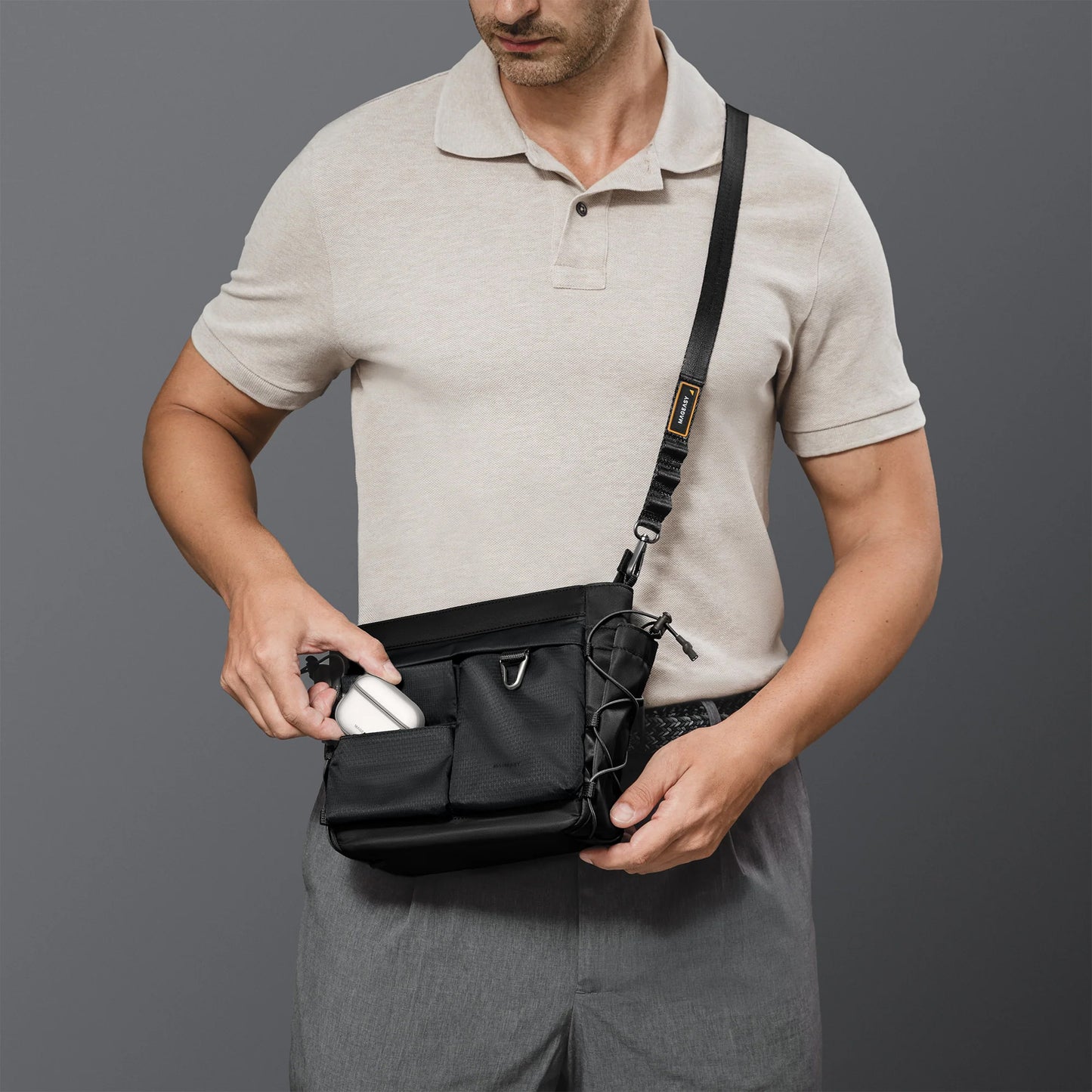 MAGEASY 3L RELAY Sacoche Utility Crossbody Bag + 20mm Strap ( Not Charge Strap )