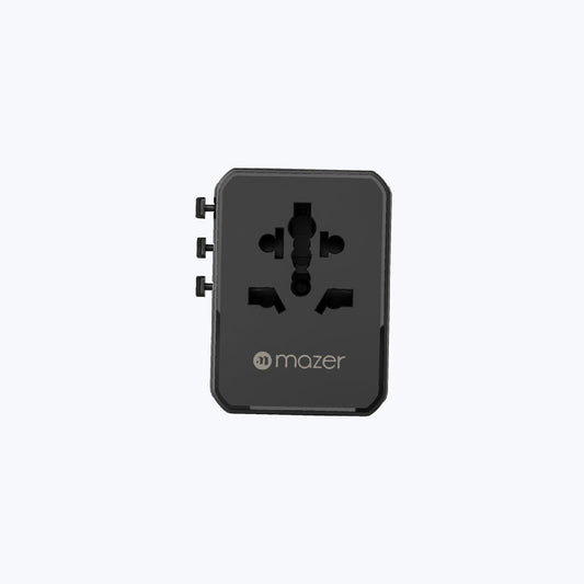 Mazer Infinite Travel PD 70W GaN Universal Travel Adapter Charge Up To 8 Device Simultaneously
