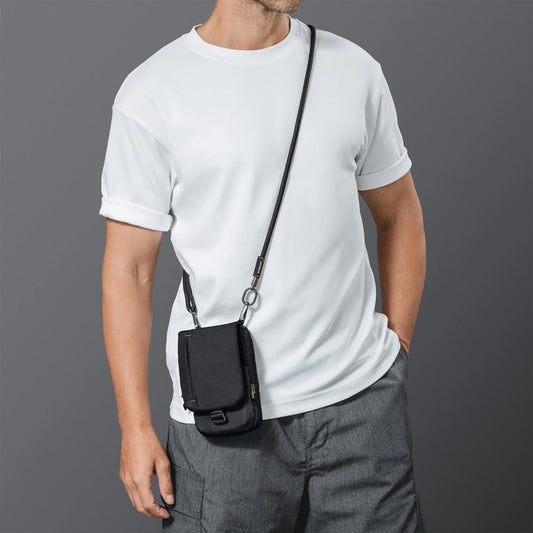 MAGEASY 1L Phone Sacoche Duo Utility Crossbody Bag + 8.3mm Strap