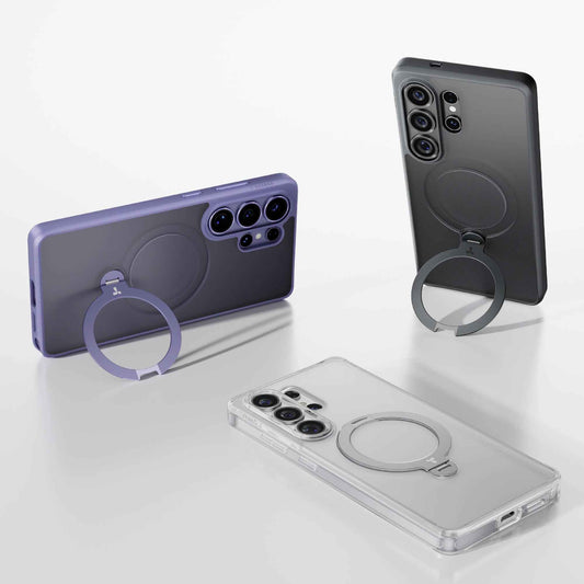 TORRAS Ostand Q3 Spin for Samsung Galaxy S26 Ultra - Magnetic Case with 360 Pivot Rotation Angle