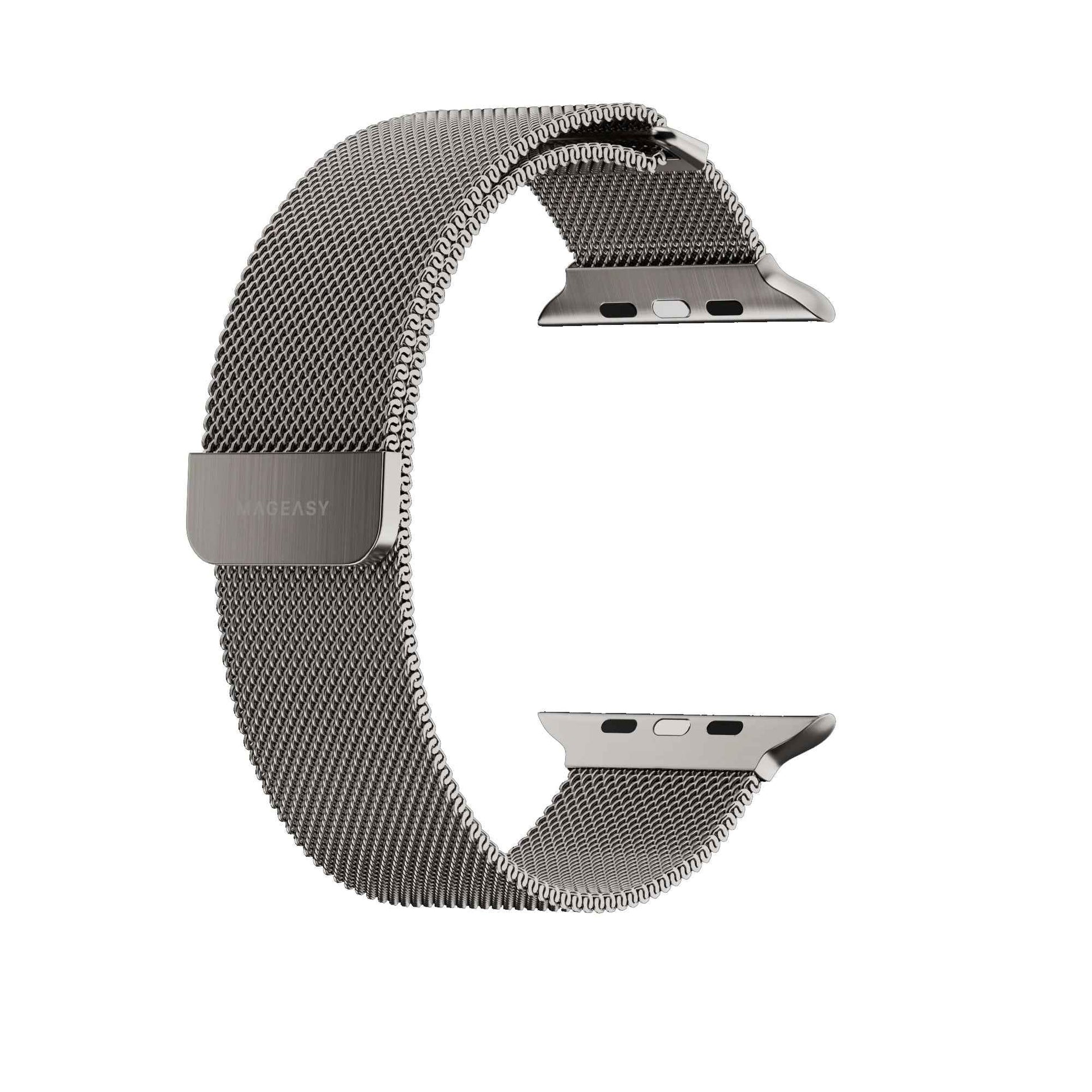 MAGEASY Milanese Stainless Steel Watch Loop for Apple Watch 49mm / 46mm / 45mm / 44mm / 42mm / 41mm / 40mm