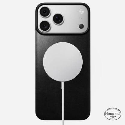 Nomad Magnetic Leather Back Horween Leather Case for iPhone 18 Pro Max / 18 Pro / 17 Pro Max / 17 Pro