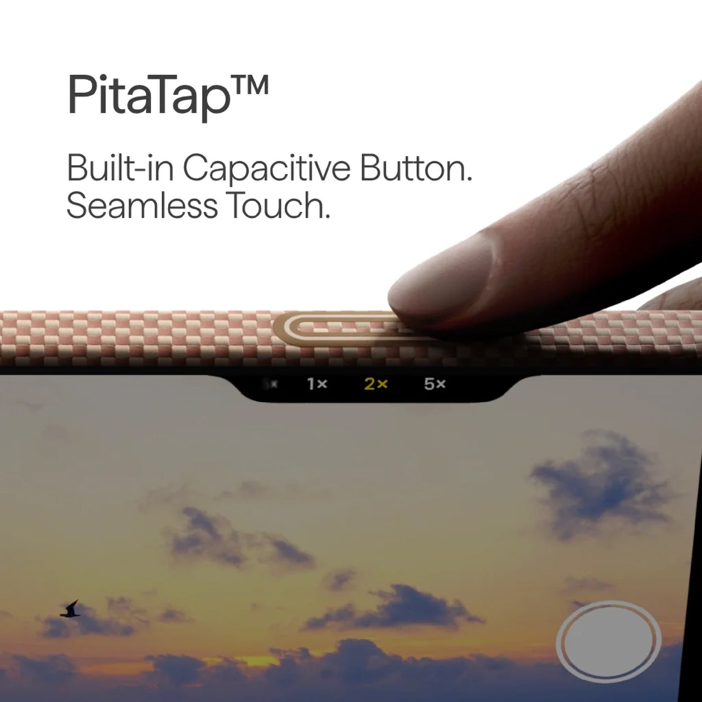 PITAKA Glints of Gold Ultra-Slim Case (PitaTap™) for iPhone 17 Series