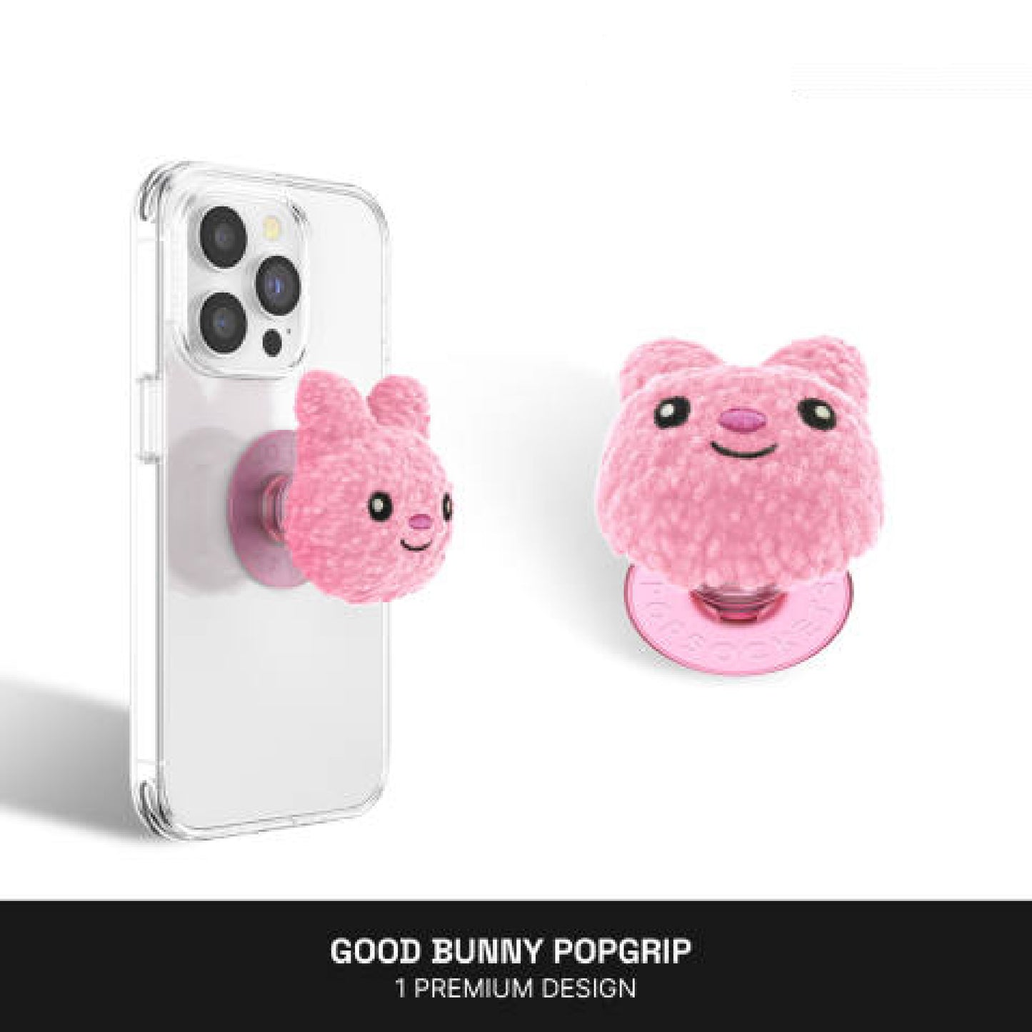 PopSockets PopGrip Luxe Swappable - Plushy Good Bunny