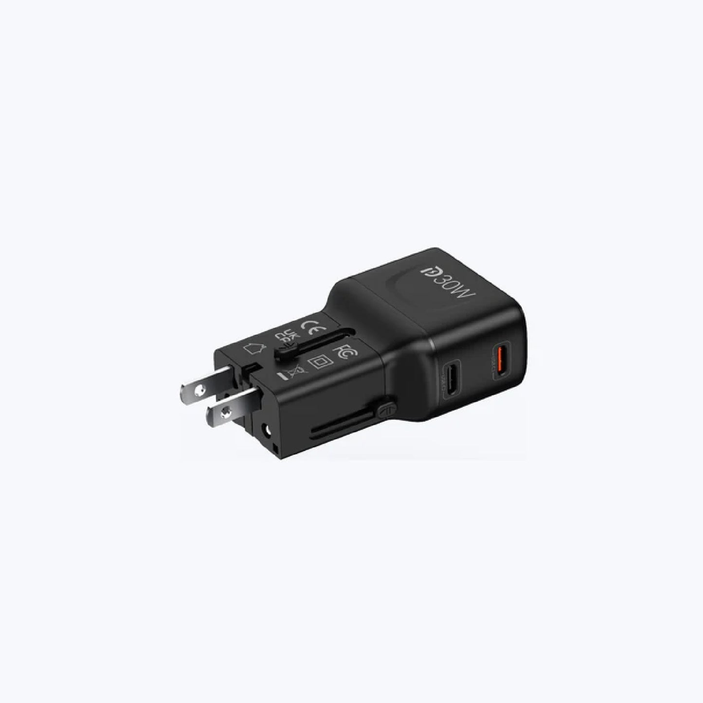 MAZER Infinite Travel Pocket PD 30W Universal Travel Charger 2 USB-C Ports