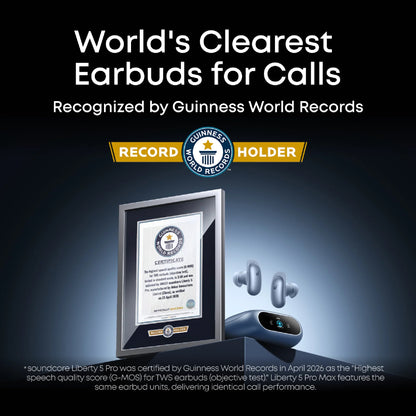 SOUNDCORE Liberty 5 PRO By Anker with ANC 4.0 Noise Cancelling Earbuds for Clear Calls