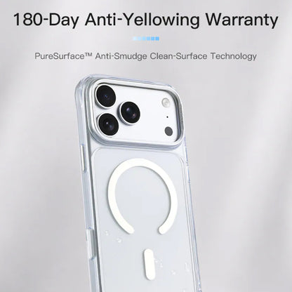 Hoda Crystal Ultra Magnetic Glass Case for iPhone 18 Pro Max / 18 Pro / 17 Pro Max / 17 Pro