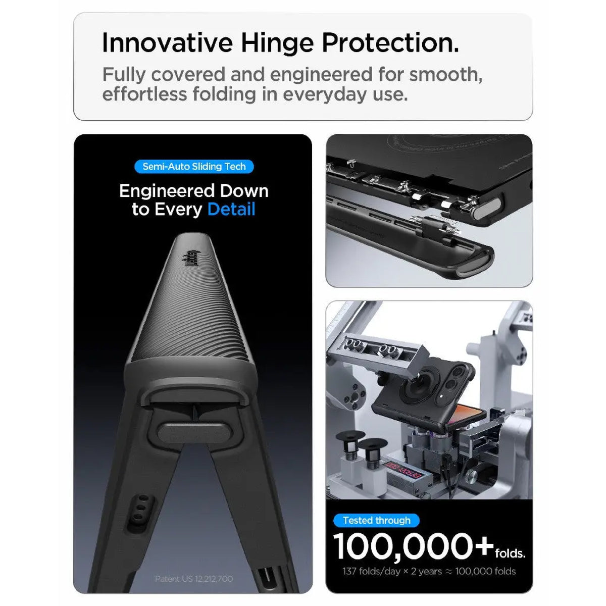 Spigen Slim Armor Pro S MagFit Magnetic Case for iPhone Duo Full Hinge Protection and 360 Rotating Metallic Stand