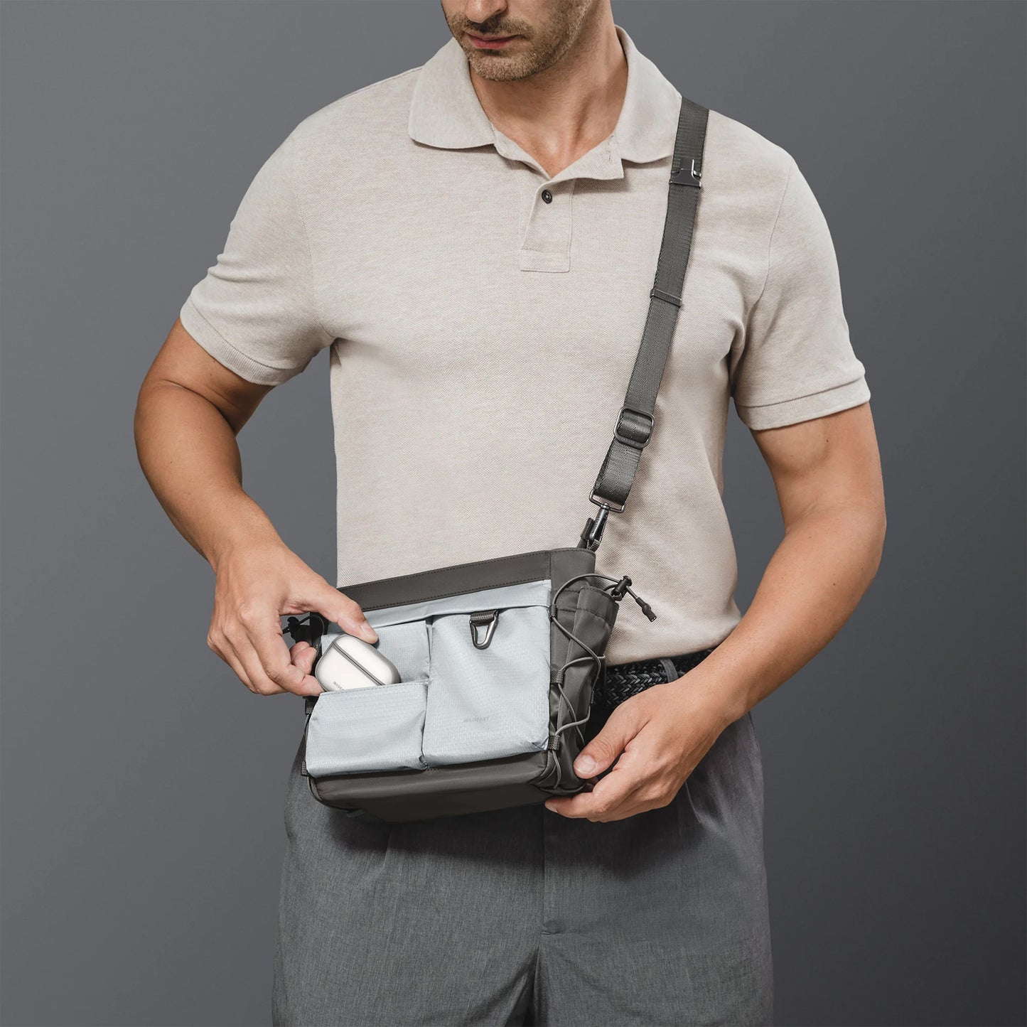 MAGEASY 3L RELAY Sacoche Utility Crossbody Bag + 25mm Charging Strap