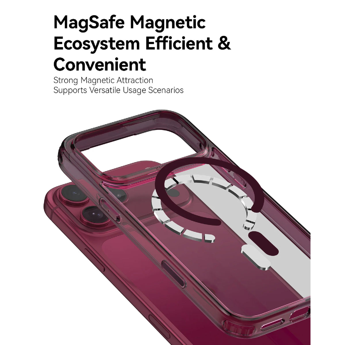 RAPTIC Air Stand Magnetic Case for iPhone 18 Pro Max / 18 Pro / 17 Pro Max / 17 Pro