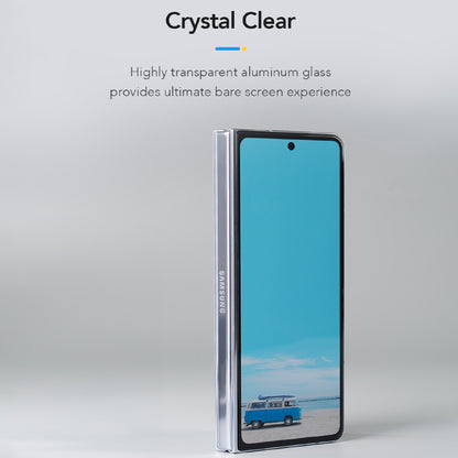 Hoda Clear 0.33mm 2.5D Tempered Glass Screen Protector for Samsung Galaxy Z Fold 8 Ultra (Front Screen) Case Friendly
