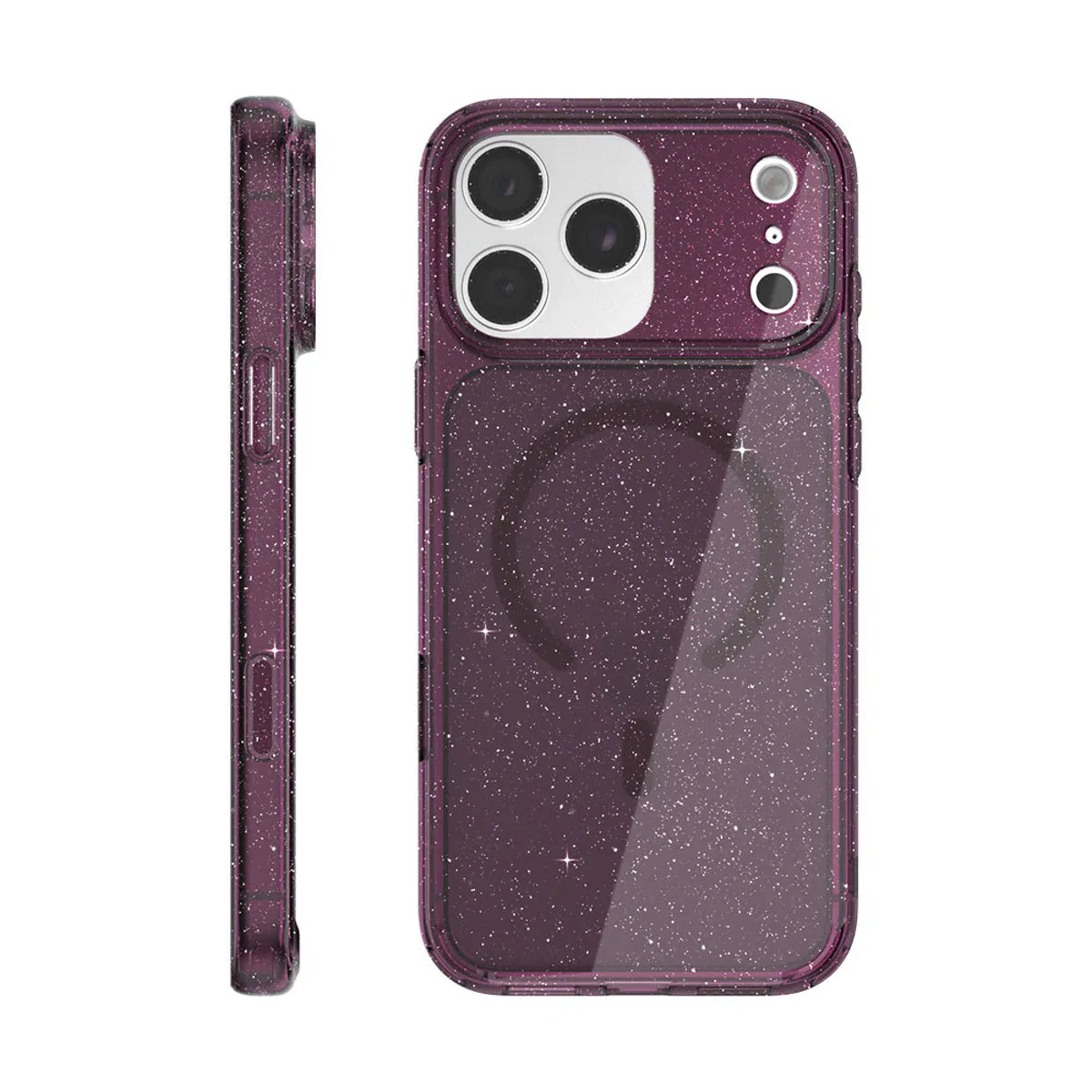 JTLEGEND Hybrid Cushion Glitter Magnetic Case for iPhone 18 Pro Max / 18 Pro / 17 Pro Max / 17 Pro with Camera Control Buttons