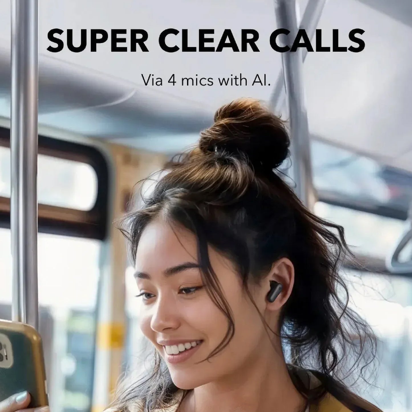 SOUNDCORE R50I NC By Anker Noise Cancelling Wireless Bluetooth Earbuds