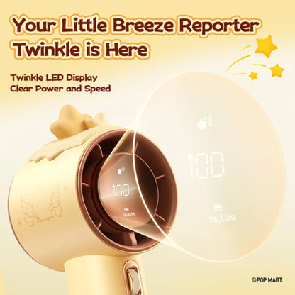 Jisulife x POP MART TWINKLE TWINKLE Handheld Fan Pro1 S Gift Box 5000mAh 9m/s High-Speed Airflow