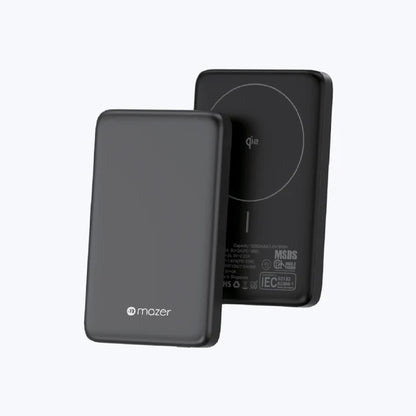 MAZER MagAir 21 - Qi2 Certified Ultra Slim Magnetic Power Bank 10000mAh 15W