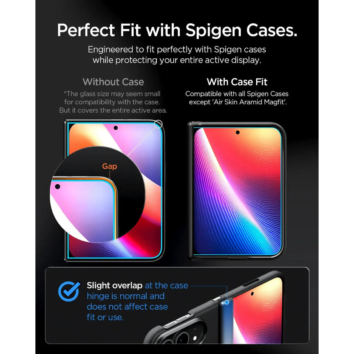 [2 Pack] Spigen Glas.tR EZ Fit Pro HD for iPhone Duo ( Front Screen Only ) with Auto-alignment Installation Kit