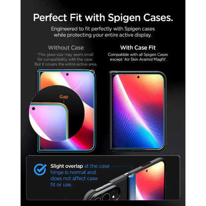 [2 Pack] Spigen Glas.tR EZ Fit Pro HD for iPhone Duo ( Front Screen Only ) with Auto-alignment Installation Kit