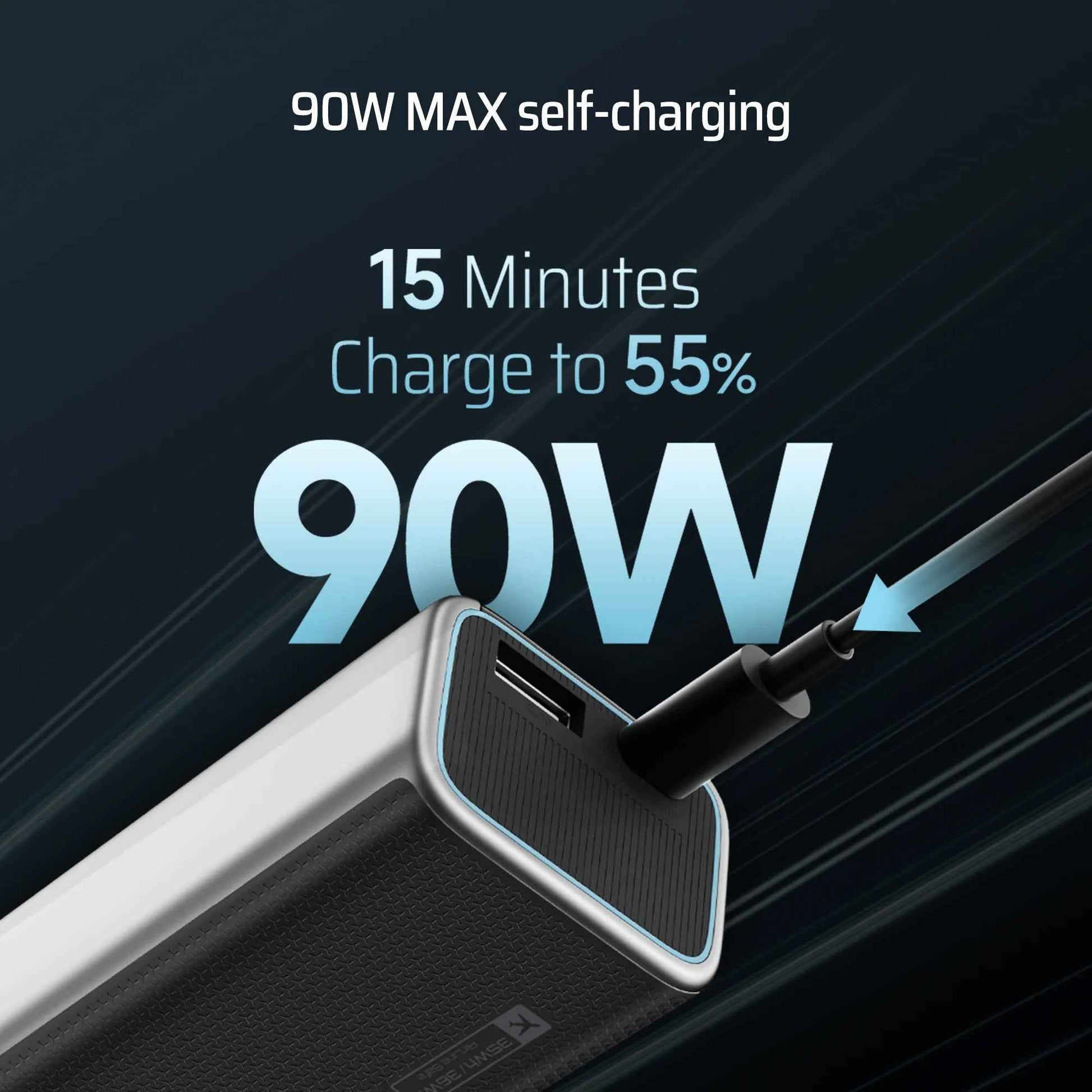 CUKTECH 10 Power Bank 10000mAh 150W - CCC Certified Ultra-Fast Charging for Laptops and Phones