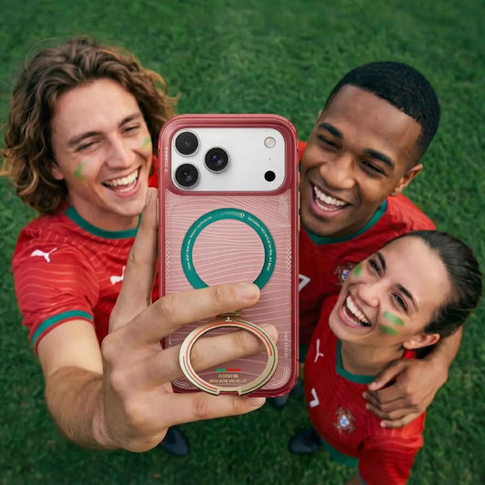 Limited Edition TORRAS Ostand Q3 Air Portuguese Football Federation (FTF) for iPhone 17 Pro Max / 17 Pro
