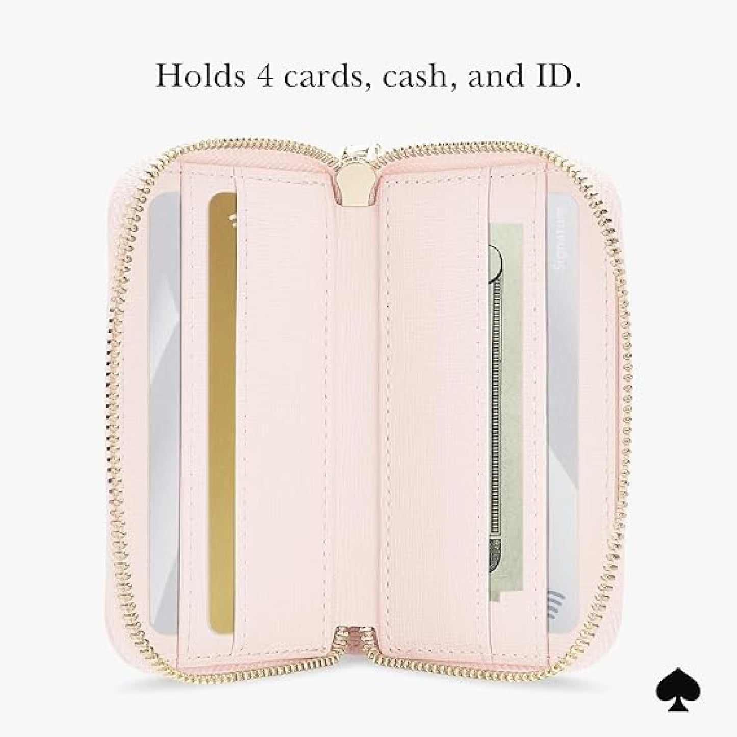 Kate Spade Devin Zip Magnetic Wallet / Card Holder - Compatible with MagSafe