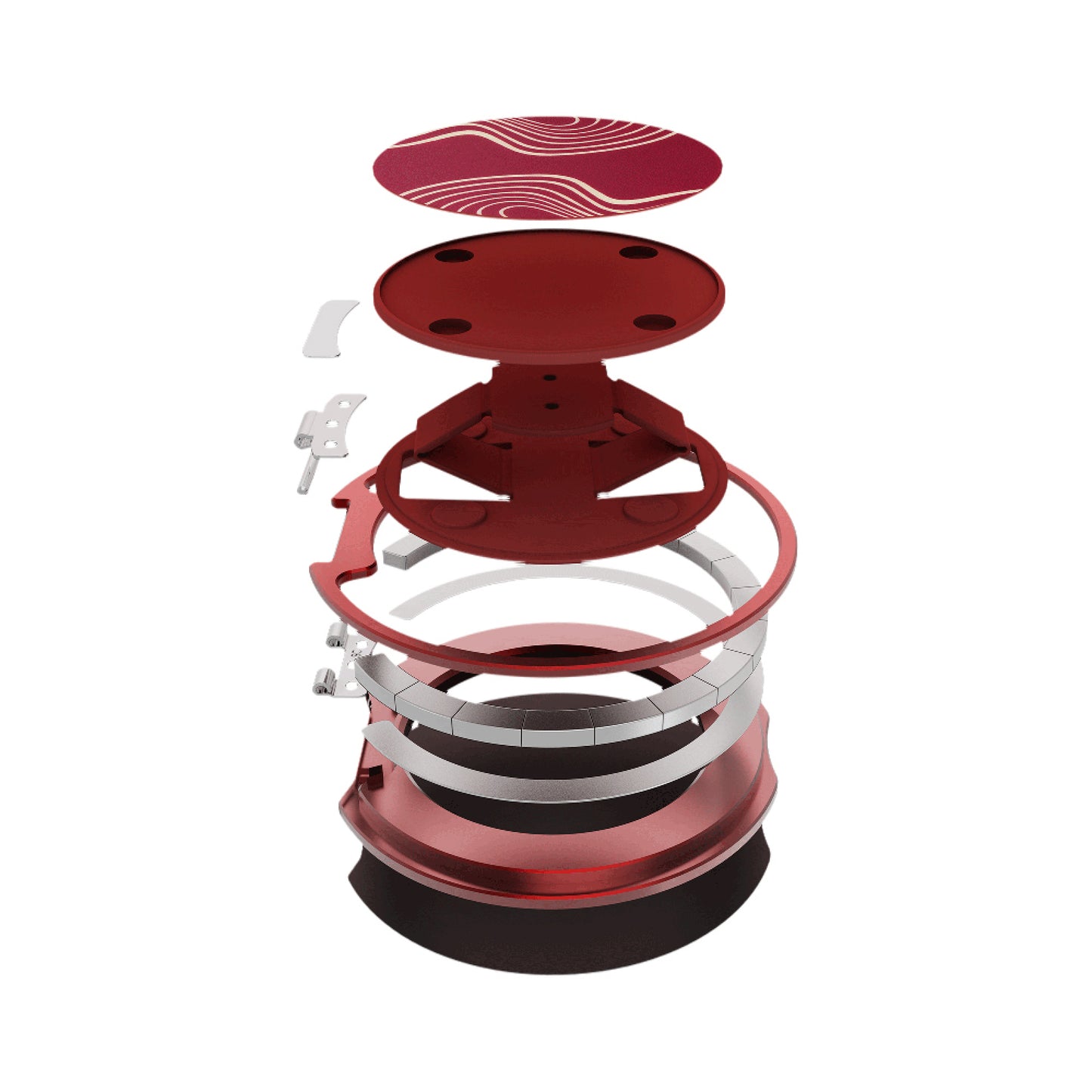 Raptic FreeFlow Magnetic Ring Stand - Rotate 360° Freely