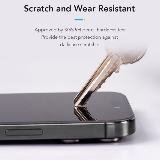 Hoda 2.5D Clear ( Case-Friendly ) Tempered Glass Screen Protector with Lens Base for iPhone Duo ( Front Screen Only )