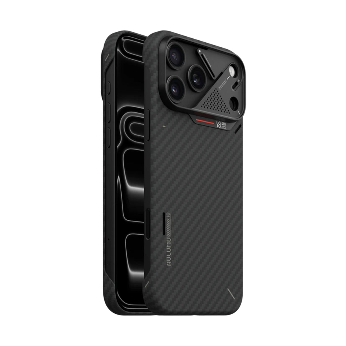 AULUMU A18 Aramid Fiber Classical Magnetic Case for iPhone 18 Pro Max / 18 Pro / 17 Pro Max / 17 Pro