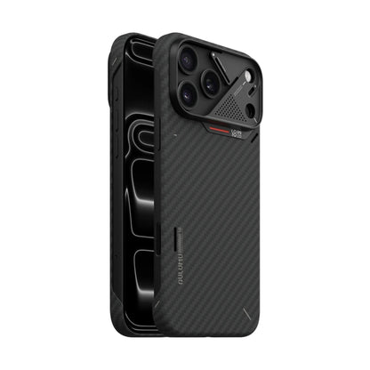AULUMU A18 Aramid Fiber Classical Magnetic Case for iPhone 18 Pro Max / 18 Pro / 17 Pro Max / 17 Pro
