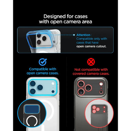 Spigen Lens Protector Optik Pro XL EZ Fit for iPhone 18 Pro Max / 18 Pro with Helper
